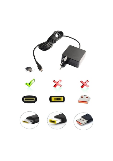 Acer Chromebook 11 C933L Uyumlu Şarj Aleti  65W