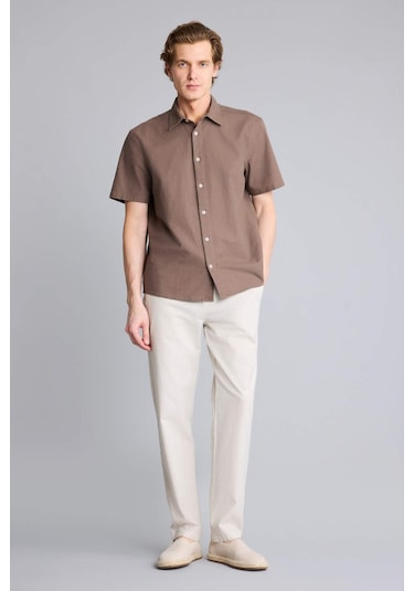 Defacto %100 Pamuk Slim Fit Pantolon D2671ax26smbg74 Bej-bg74