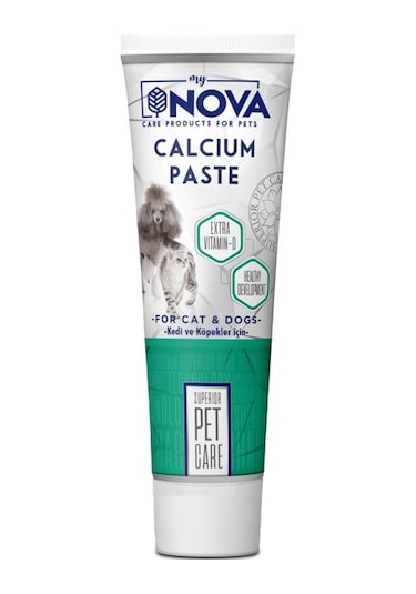 Nova Calsium Kedi ve Köpekler İçin Mineral Destekleyici Paste 100 G