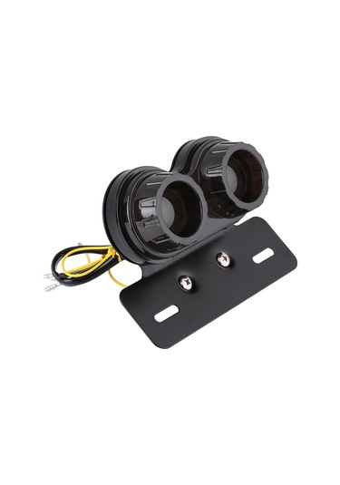 Yaozixa 12v 39 Led Atv, Dirt Bike Ve Motosikletler İçin Su Geçirmez, Şok Dayanıklı Tekerlek Arka Fren Ve Sinyal Lambası Smoke Lens