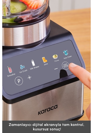 Karaca Color Touch Screen 1200 W Smoothie Blender