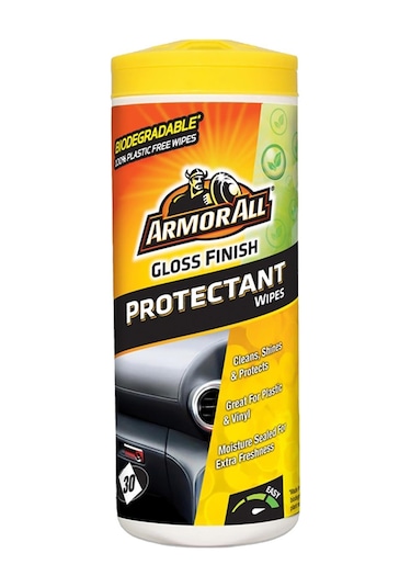 Armor All Torpido Temizlik & Bakım Mendili Parlak 30ad.