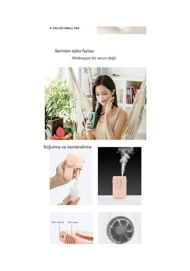 Usb Mini El Fanı - Yeşil 8516 Yeşil Yok Usb Buharsız 1.000 Adetten Az