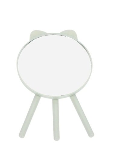 Gaman Masaüstü Dekoratif Sevimli Taraklı Makyaj Aynası Su Yeşili