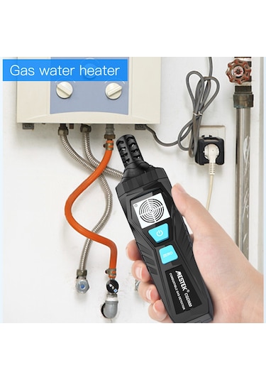 Symbee Mestek El Tipi Yakıcı Gaz Tespit Cihazı - Doğalgaz, Metan, Alkol Sızıntısı Algılayıcı - Ses Ve Ekran Alarmı - Ev Ve Endüstri Kullanıma Uygun