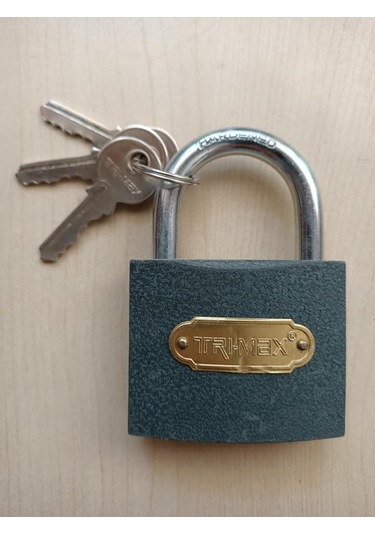 Asma Kilit Gri No 38