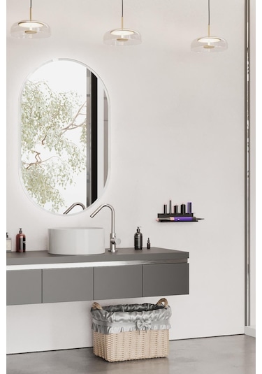 Zift Unique Dyson Airwrap-multistyler Uyumlu Aksesuar Standı Paslanmaz Çelik,vida&bant Çift Montaj Seçeneği Raf Diğer