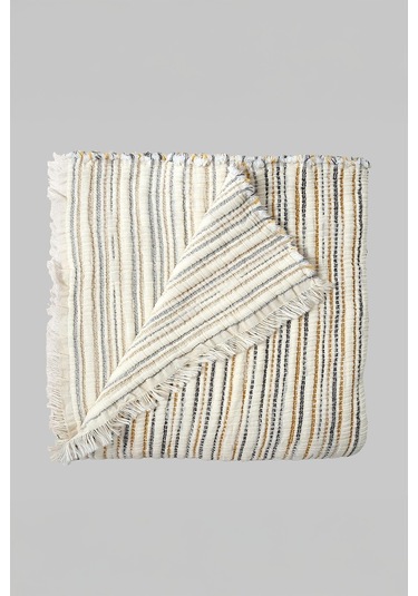 Sarev Mood Comfort Mare Gri %100 Pamuk Çift Kişilik Yatak Örtüsü Gri