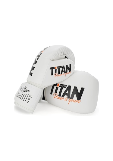 Beyaz Boks Eldiveni 8 Oz Titan Sport Beyaz