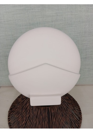 Skandinav Tarzı Yuvarlak El Yapımı Doğal Ham Beyaz Obje, Ev Dekoru