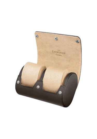 Walnut Finery Es-rollon2-03 Saat Kutusu Kahverengi