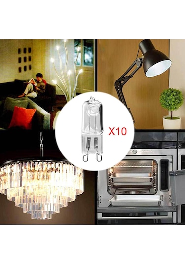 Suntek Magideal 60 W G9 Halojen Ampuller Duvar Aplikleri Zemin 10 Adet