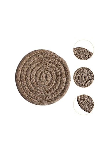 Suntek Çiftlik Evi Masa Mat Kaymaz Rustik Örgülü Yer 11cm