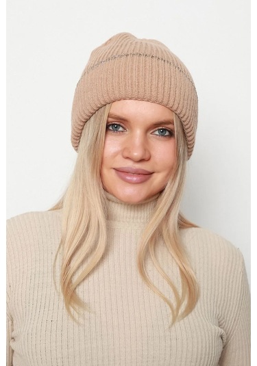 Sim Detaylı Kadın Bere Rkş-1139 Camel Camel