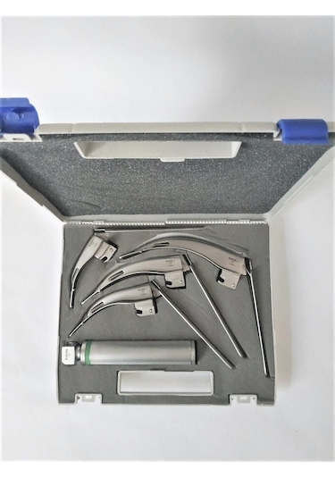 Archer Fiber Optik Laringaskop Seti Flexi Zor Entübasyon 4 Blade