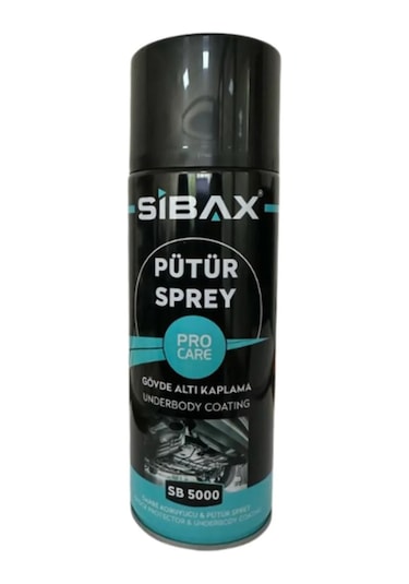 Sibax Gövde Altı Koruma Darbe Koruyucu Pütür Sprey Siyah 400 Ml