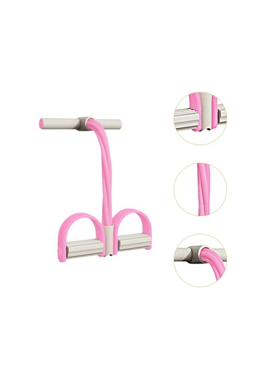 Suntek Elastik Pedal Çektirme Direnç Bandı Çekme Pembe-gri Gri - Pembe