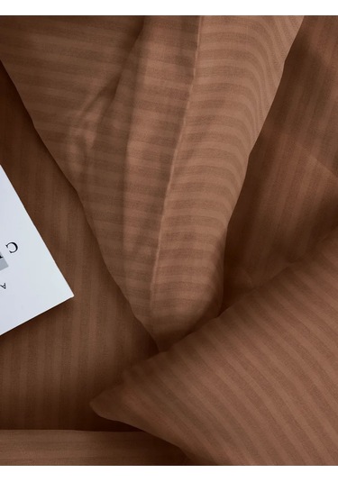 Loveme Yastık Kılıfları 70x70 Cm - 2 Adet, Poplin 271625244 Açık Kahverengi