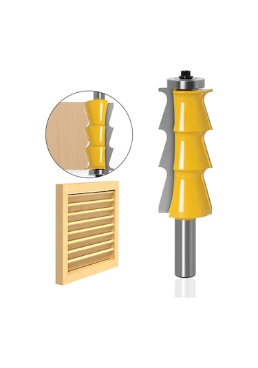 Sones 1/2 İnç Saplı Kör Korkuluk Hattı Kesici Ağaç İşleme Gravür Freze Kesici