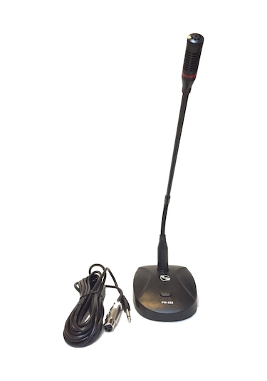 Pawer Pw-558 Işıklı Kablolu Kürsü Mikrofonu