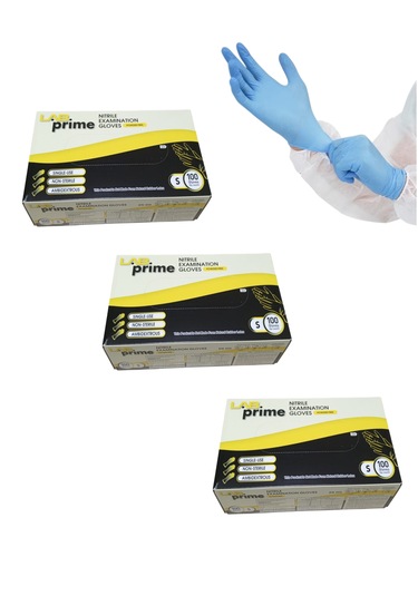 Nitril Eldiven Çok Amaçlı 100 Lü Paket X 3 Adet - S Beden
