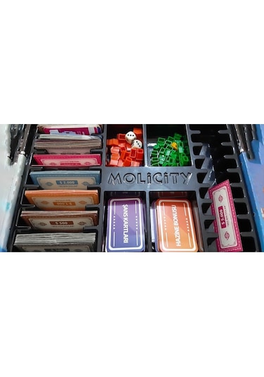 Süper 3'lü Set Molicity Emlak Ticaret Oyunu Kızma Birader Word To Go Tabu