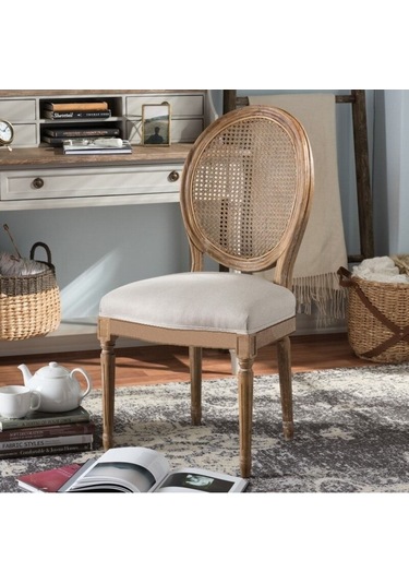 Madalyon Hazeranlı Sandalye Natürel