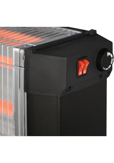 Kumtel KS-2760 2200 W Quartz Isıtıcı Siyah