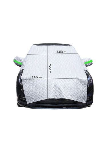 Suntek Van Suv Için Buz Ve Kar Ön Cam Koruması Araç Kapağı 255cmx235cm