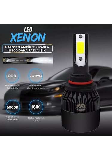 Opel Astra G 1998-2009 Kısa Far Uyumlu Şimşek Etkili Led Xenon Light Series H7