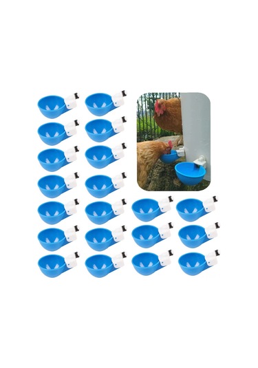 Singree Otomatik Tavuk Suluk Seti - 20 Adet Dayanıklı Pp Abs Malzeme, Su Tasarrufu Sağlayan Pratik Kuş İçme Kabı 112 Karakter