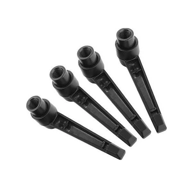 Fortunelane 4 Adet Paslanmaz Çelik M8 İç Dişli Ayarlanabilir Makine Kolu 63 Mm - Mekanik Ekipmanlar İçin Dayanıklı Operasyon Kolu