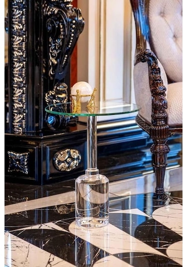 Dulda Akrilik Pera Sehpa Şeffaf