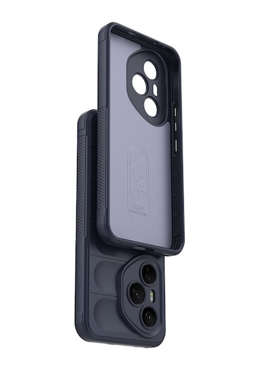 Kılıfist Honor 400 Pro Kılıf Esnek Tpu Oyuklu Arka Yüzey Tasarımlı Klfs Etnik Silikon Kapa Siyah