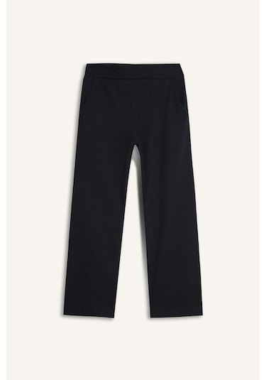 Defacto Kız Çocuk Wide Leg Waffle Geniş Paça Pantolon E8293a825aubk81 Siyah Defacto Kız Çocuk Wide Leg Waffle Geniş Paça Pantolon E8293a825aubk81 Siyah