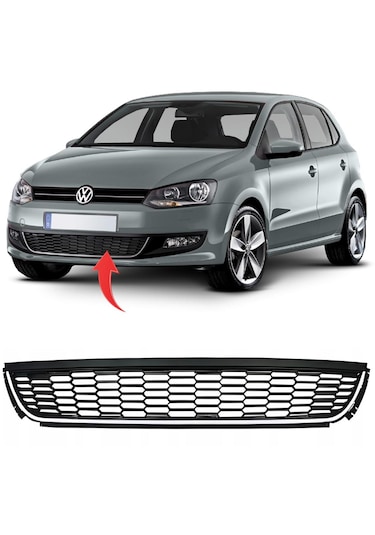 Vw Polo Ön Tampon Orta Izgara Nikelajlı 2010-2014 6r0853671