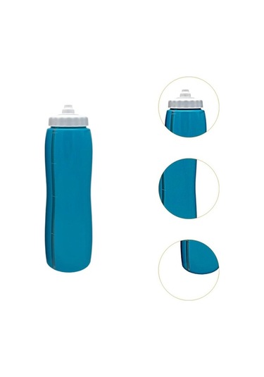 Trendooze Sıkılabilir 950ml Seyahat Hokeyi Yetişkinler Mavi, Kapasite Artırıcı Mavi