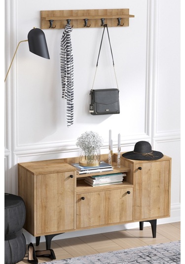 Decormet Grady Ayakkabılık Safir Meşe - Dec-20032 Çok Renkli