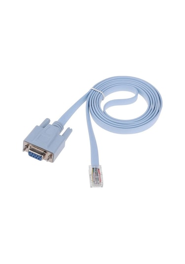 Rj45 To Rs232 Seri Com Port Cisco Consol Kablo