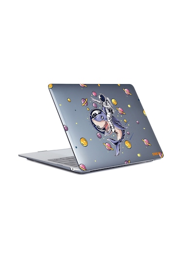 MacBook Pro 16" A2141 Desenli Koruyucu Laptop Kılıfı Köpek Balığı