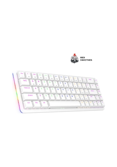 Rampage Rebel Kırmızı Switch Mekanik Oyuncu  Klavye