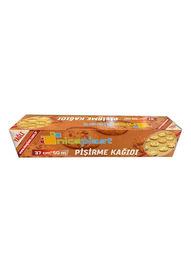Niceplast Kesimsiz Yağlı Fırın Pişirme Kağıdı - 37 Cm. X 50 Metre - 3 Paket