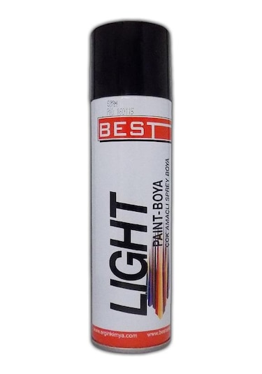 Best Lıght Sprey Boya 250 ML - Mat Siyah