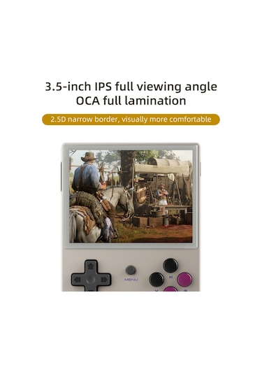 Anbernıc RG35XX 3.5" Açık Kaynak Oyun 64g 5000+ Oyunlar Retro Elde Taşınabilir Oyun Konsolu