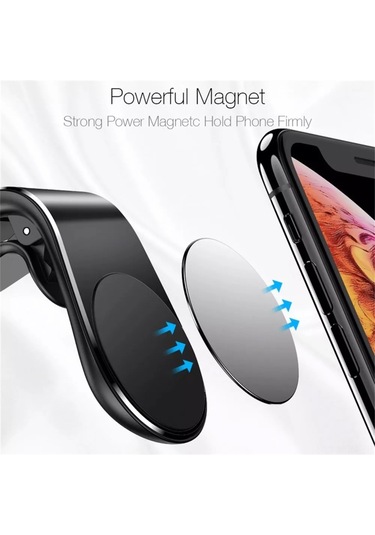 Suofeng Araç Havalandırma Kulesi Manyetik Telefon Tutucu, Kolay Kurulum, Güçlü Manyet, Sürdürülebilir Tutuş, Abs Malzeme, Altın Renk