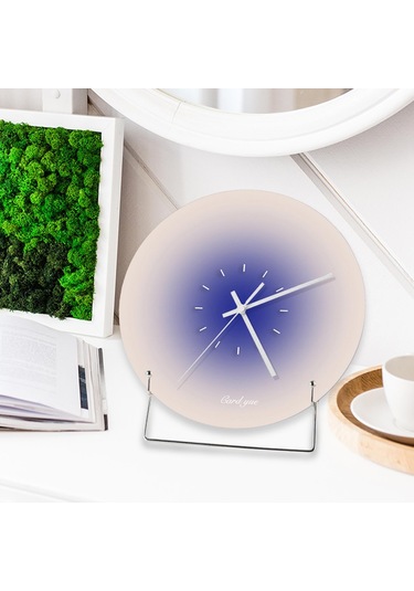 Homyl Duvar Saati Dekoratif Saat Geçmiyor Sessiz Minimalist Masa Stil B