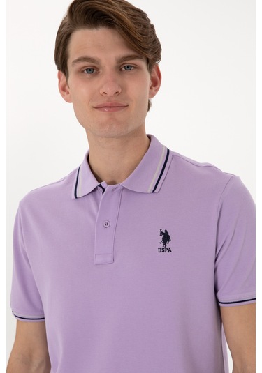 U.s. Polo Assn. Erkek Lila Tişört Basic 50306011-vr034 Lila