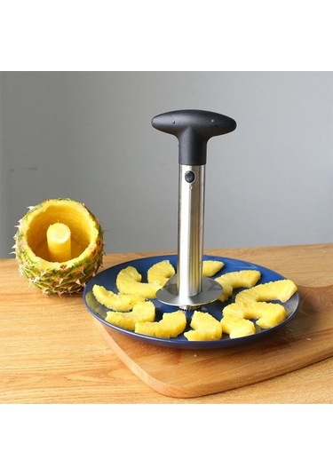 Pazly Cbtx Ananas Oyma Dilimleyici Gümüş, Küçük Tasarım Gümüş