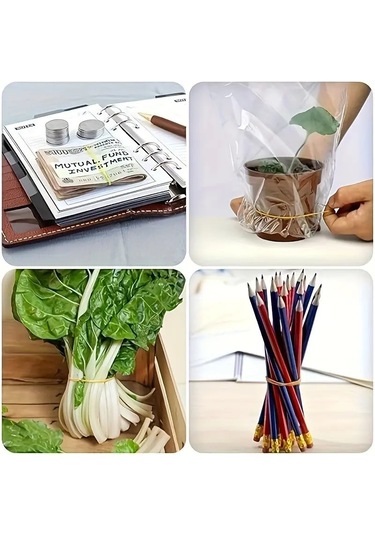 Dayanıklı,kauçuk Esnek 500gr. Ambalaj Paket Lastiği 120mm X 1,5 X 2mm