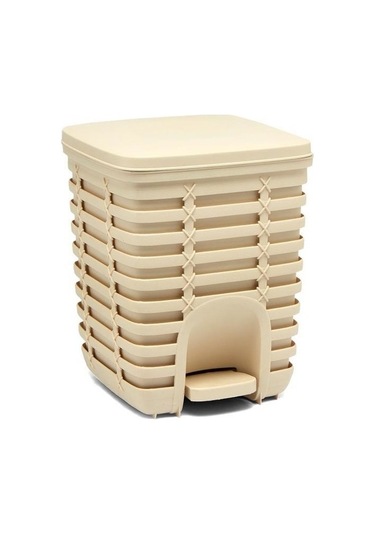 Primanova Palm Pedallı Çöp Kovası Bej M-E54-09 Bej